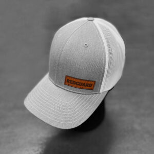 Leather Grey/White Hat | RG